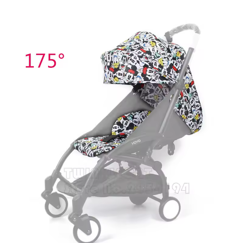 חדש 175 תואר שמש כיסוי מושב כרית סט עבור Babyyoya Yoyo עגלת עגלת תינוק אביזרי שמש כיסוי חופה מושבי