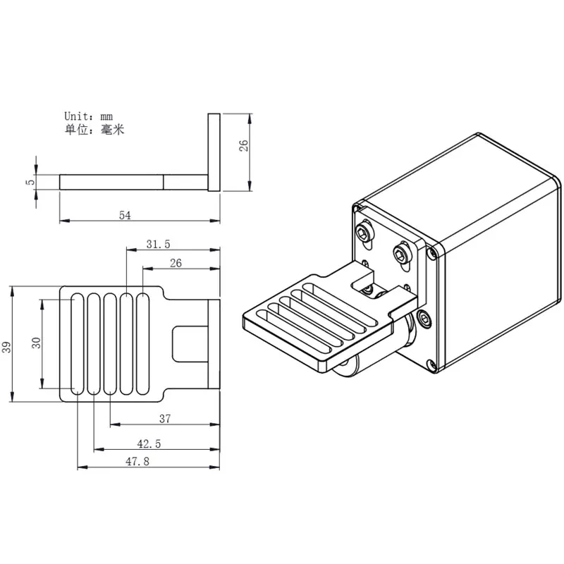 ZWO EAF Bracket for Takahashi Telescopes - EAF-BRK-TK