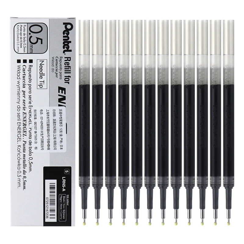 

Pentel Energel Refill For EnerGel Ener Gel Pentel LRN5 0.5mm Refills 12 pcs/Lot