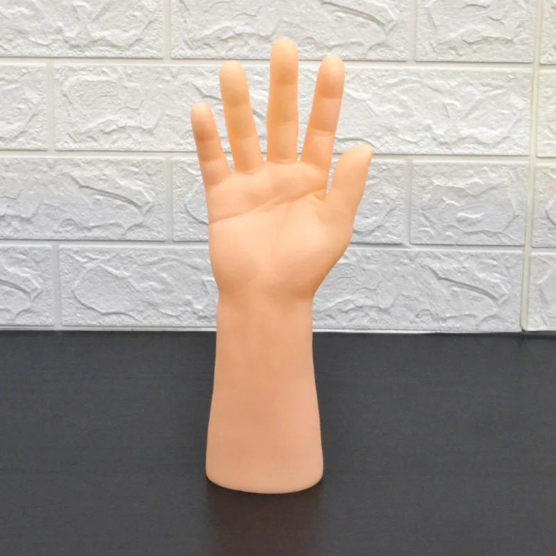 One Pair Realistic Male Mannequin Dummy Hands,Manikin Hand For Gloves