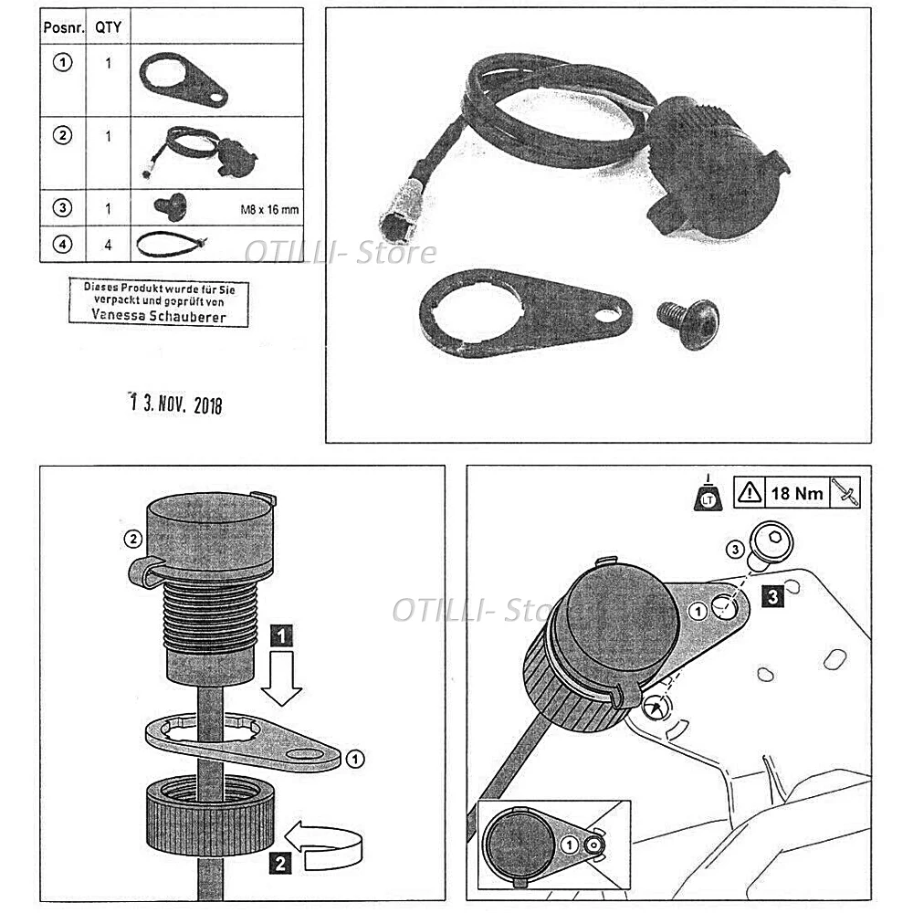 Motorcycle 12V DV For Yamaha MT-07 MT-09 SP Tracer FZ-09 FZ-07 Tracer XSR 700 900 Double USB Charger Adapter Socket Converter