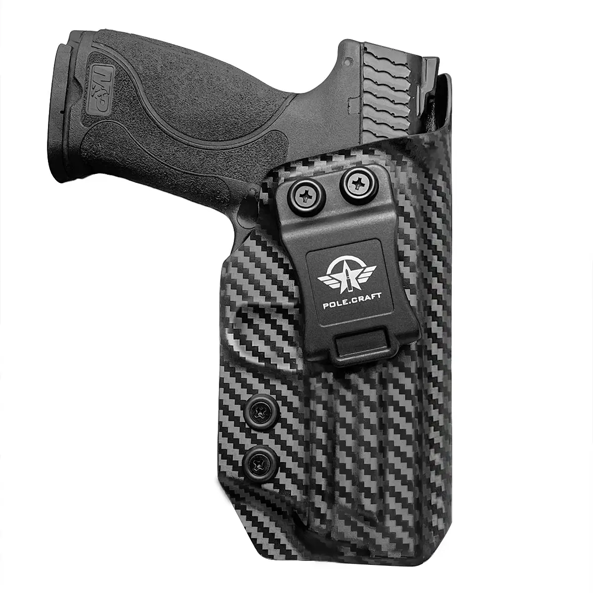 M & P 2.0 Hoster IWB Kydex in fibra di carbonio Custom Fit: pistola M & P 9mm M2.0 4 \