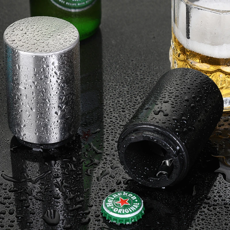 Stainless Steel Beer Bottle Opener,Automatic Beer Opener,Wine Beer Cap Opener Kitchen Gadgets Party Gift