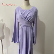 Silky Muslim Dress Two Pieces #5