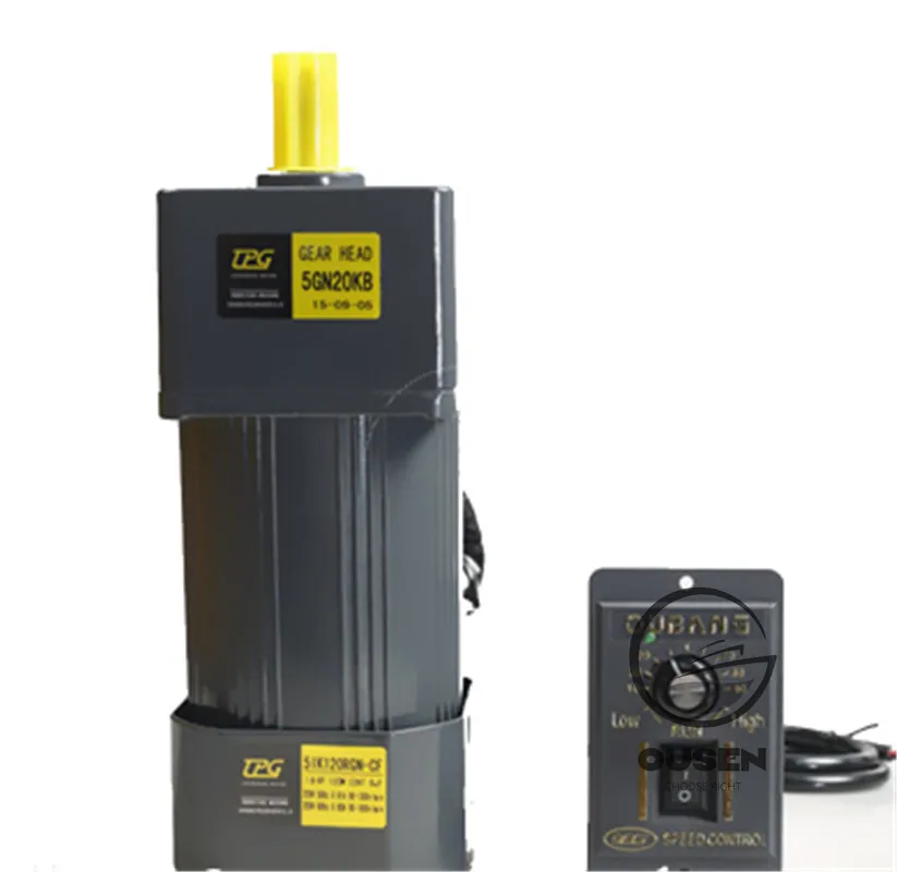 60W 220V AC Gear Speed Motor Geared Motor 5IK60RGN-CF Motor + Speed Governor Speed Regulating Motor/speed Reducing Motor