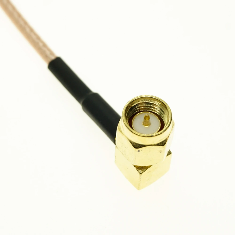 SMA male right angle to SMA female right angle 90 degree RF Pigtail Cable 6inch RG316 jumper 10cm 15cm 50cm
