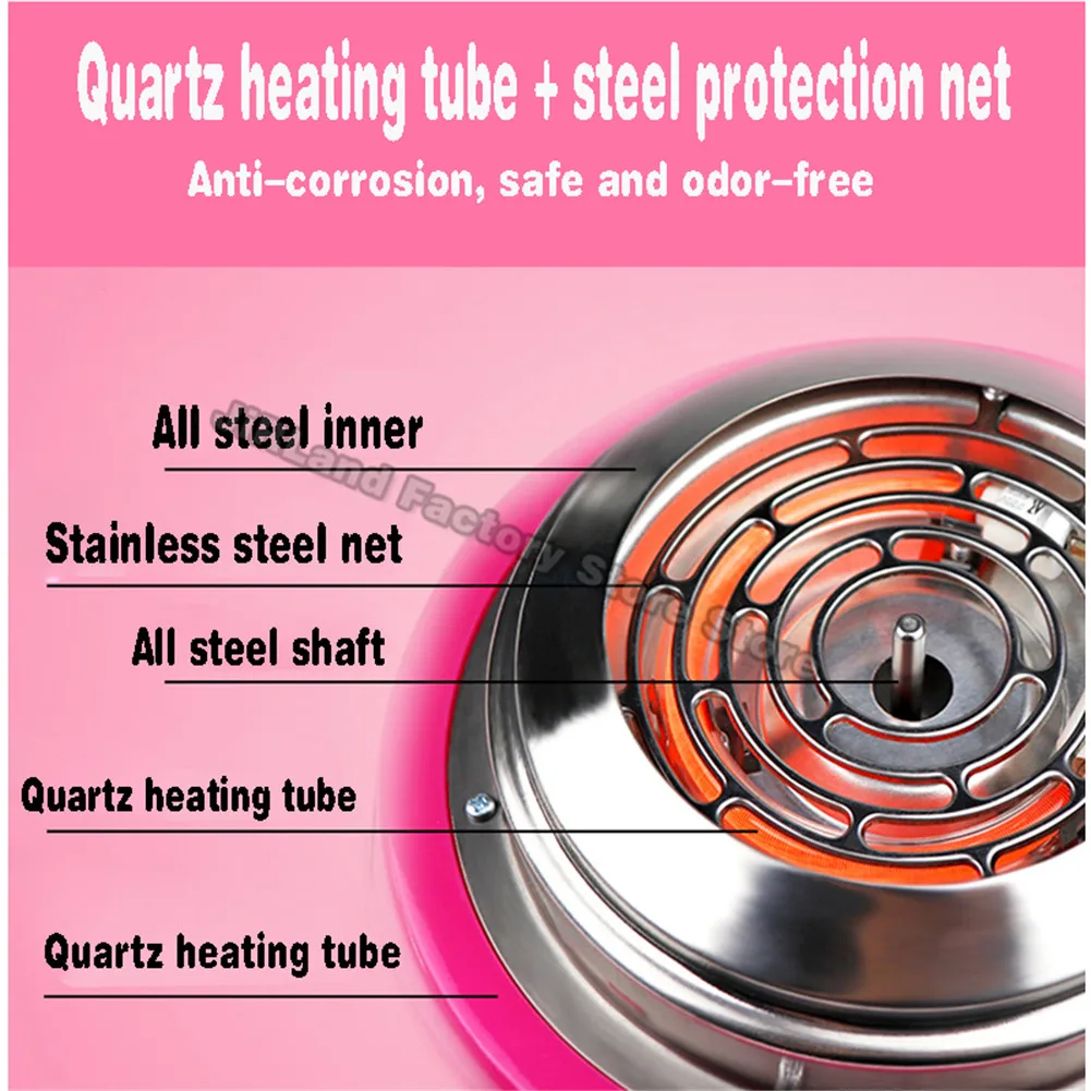 เครื่องลูกอมฝ้ายเด็กไฟฟ้าเครื่องทำความร้อนมินิแฟนซีสี Candy Little Marshmallow เครื่อง