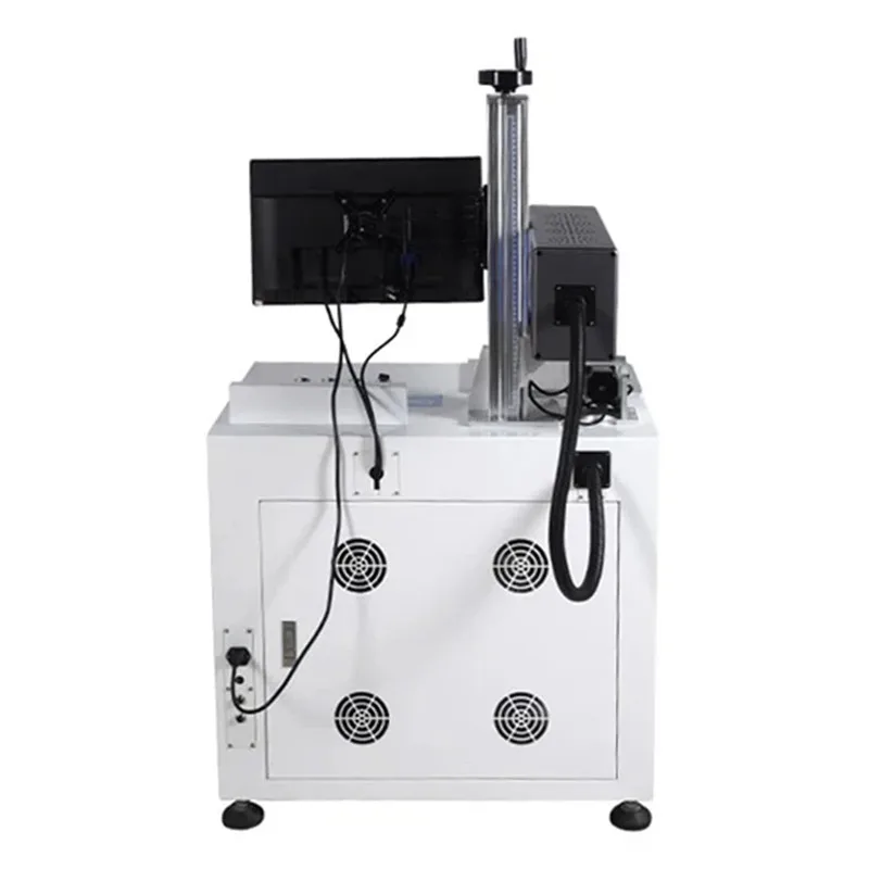 High Speed Laser Marking Machine Raycus 20W 30W 50W 110x110  for DIY Aluminum Brass Stainless Steel Metals