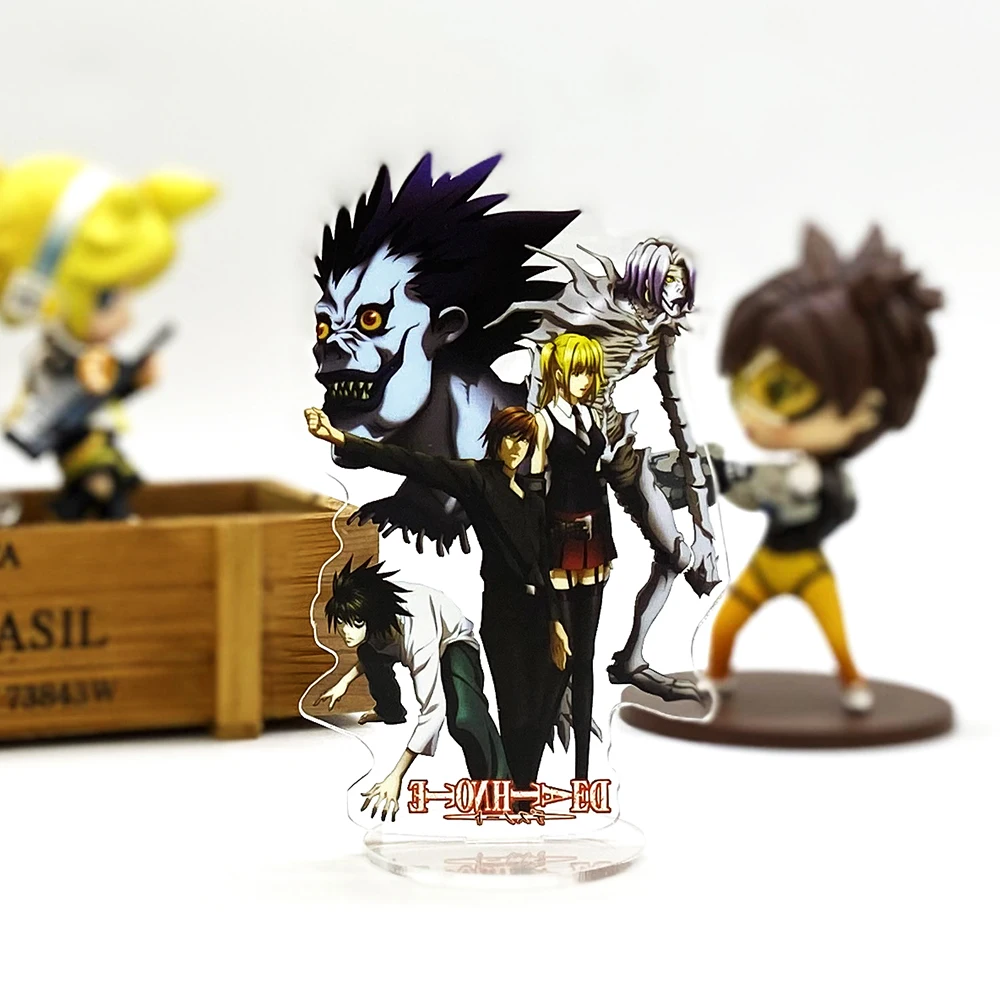 Death Note L Yagami Light Ryuuku Misa HF acrylic stand figure model plate holder cake topper anime