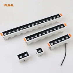 Dimmable LED Downlight Spot Light Indoor Recessed Lighting Linear bar Laser Blade Ceiling Line Lamp 2W 4W 10W 20W 30W