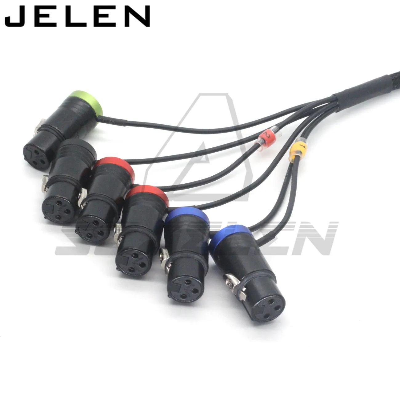 Six in one Low-Profile XLR NEUTRIK 3pin XLR male to 3pin XLR female for sound devices  664  688 Audio Line