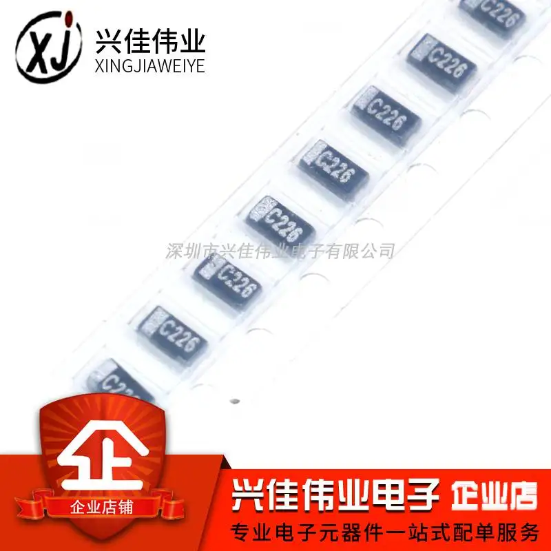 Original 5Pcs/226C 16V22UF 22UF 16V 3216 1206ประเภทตัวเก็บประจุแทนทาลัม SMD