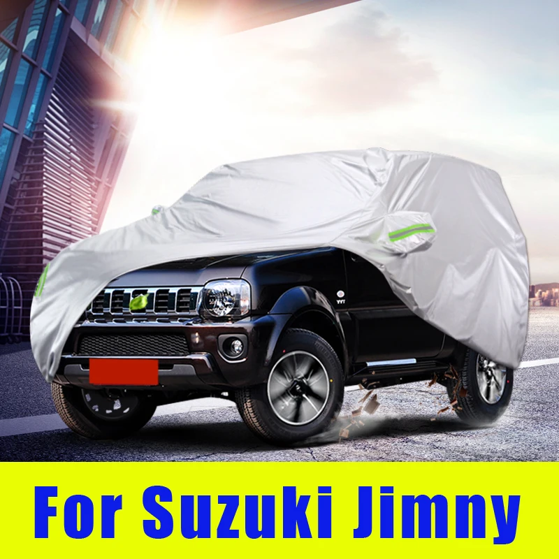 

Waterproof full car covers Outdoor Sunshade Dustproof Snow For Suzuki Jimny 2007-2015 Accessories