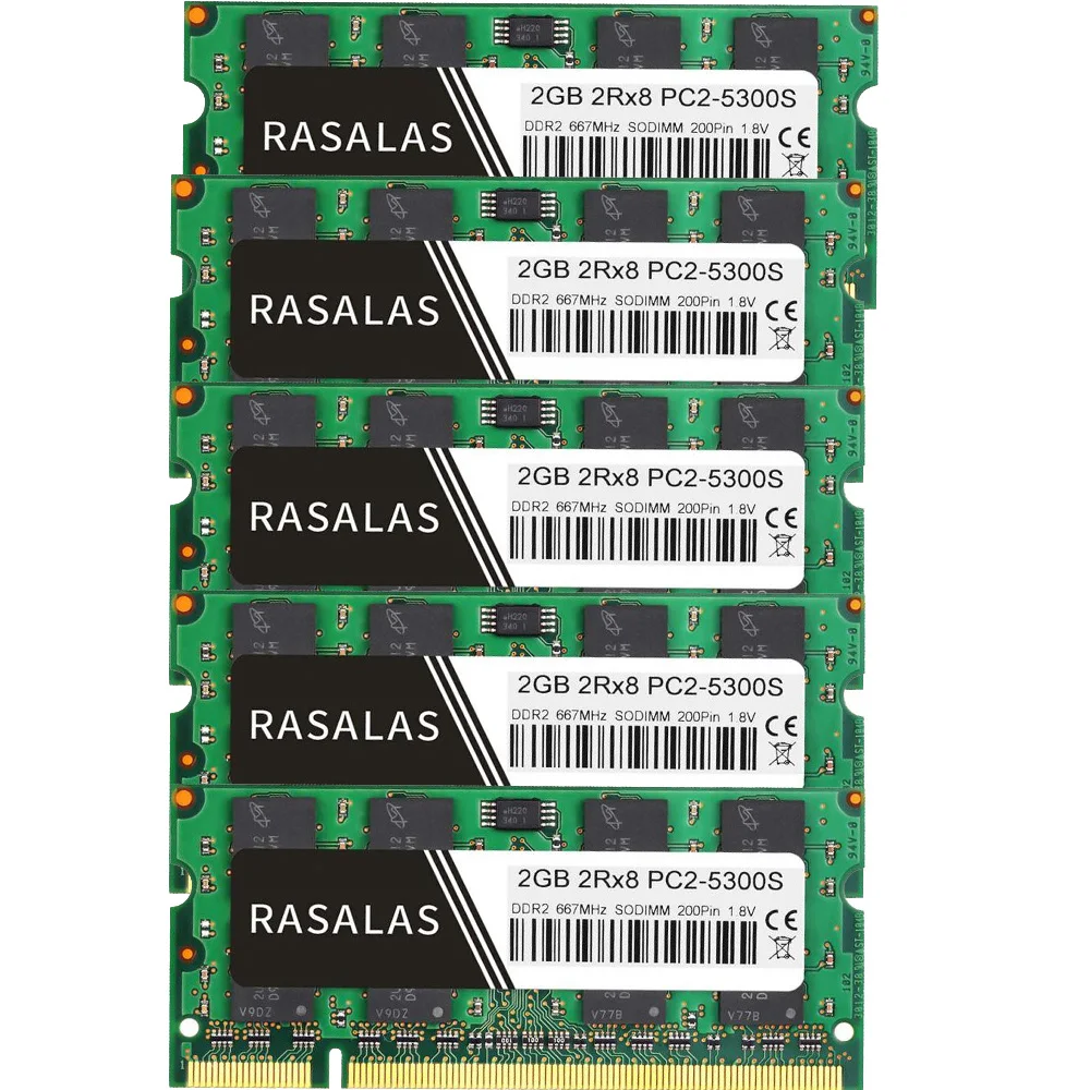 

Оперативная память для ноутбука Rasalas, 2 Гб, 667 МГц, 800 МГц