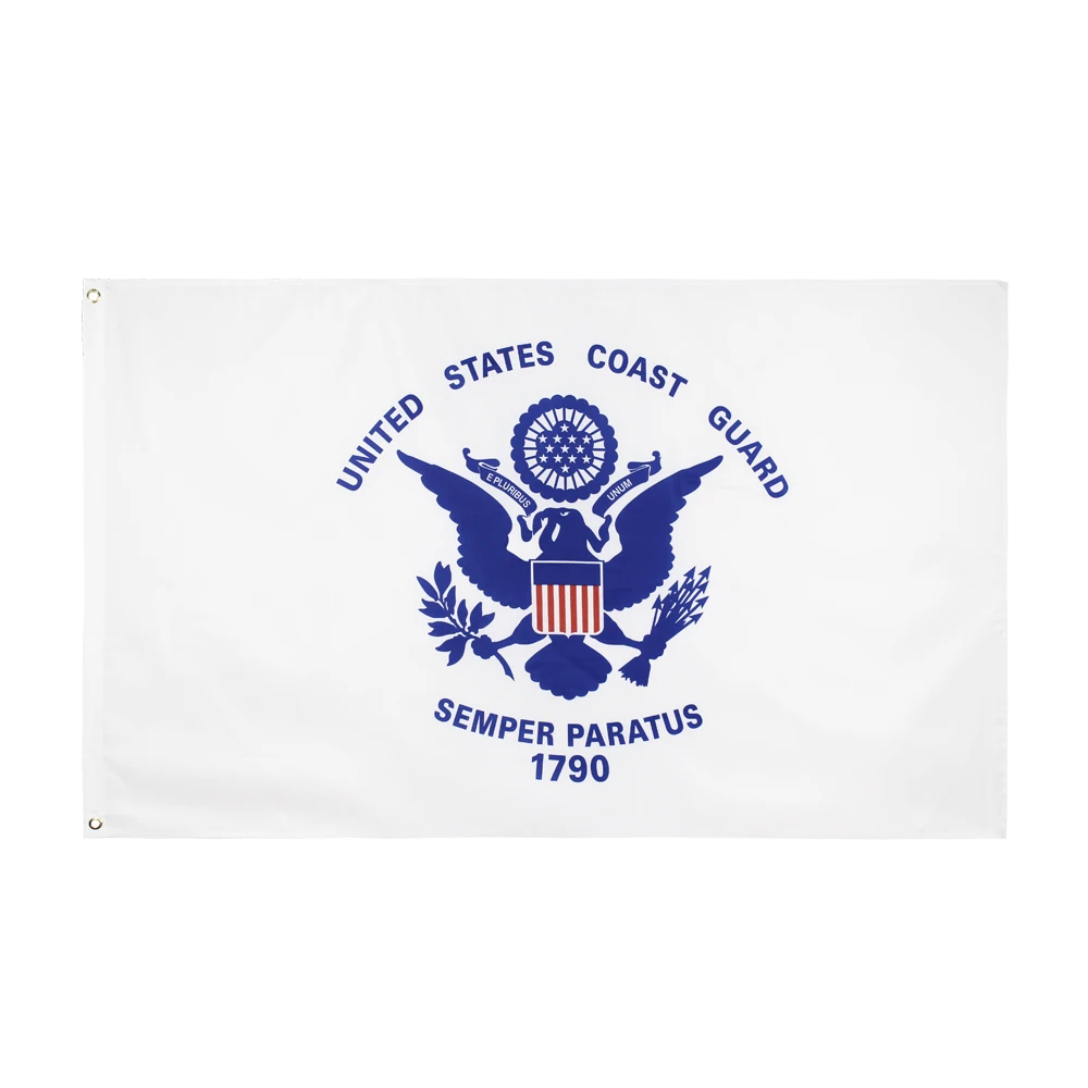 90X150CM Polyester United States of American Military USCG Coast Guard Flag