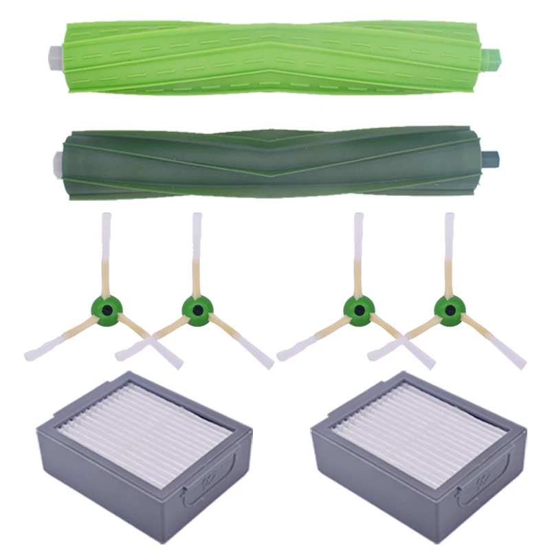 Esfregão do filtro Hepa para Irobot Roomba, Pano para I3, I3 +, I4, I6, I6 +, I7, I7 +, I8 +, E5, E6, E7 robô vácuo escova lateral principal, j7