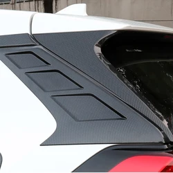 For Toyota Rav4 2020 2021 2022 2023 Accessories Car Rear Window Spoiler Side Bevel Cover Trim