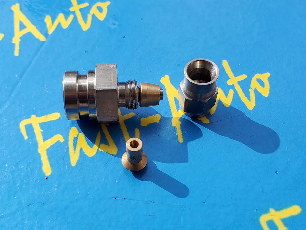Reusable Stainless Steel Female Concave Seat M10*1.0  to an-3 an3 ptfe tpfe brake hose line end fitting