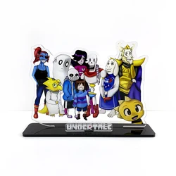 Undertale Frisk Sans Papyrus Toriel Undyne Alphys Mettaton  HM acrylic stand figure model plate holder topper anime