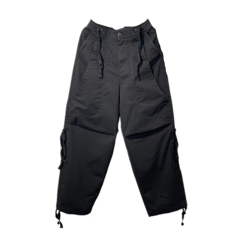 Owen Seak pantaloni Casual Harem da uomo High Street Wear pantaloni alla caviglia Hip HOP pantaloni sportivi da uomo pantaloni neri primaverili