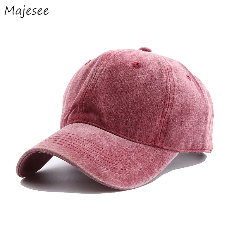 Baseball Caps Women Solid Denim Classic Adjustable High Quality Sun Protection Hip-hop Korean Style Fashion Womens Hat Daily New