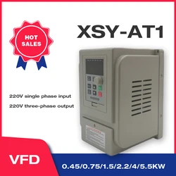 VFD 1.5KW/2.2KW/4KW CoolClassic Frequency converter XSY-AT1 3P 220V Output Free-Shipping VFD Inverter Frequency Inverter Wcj3