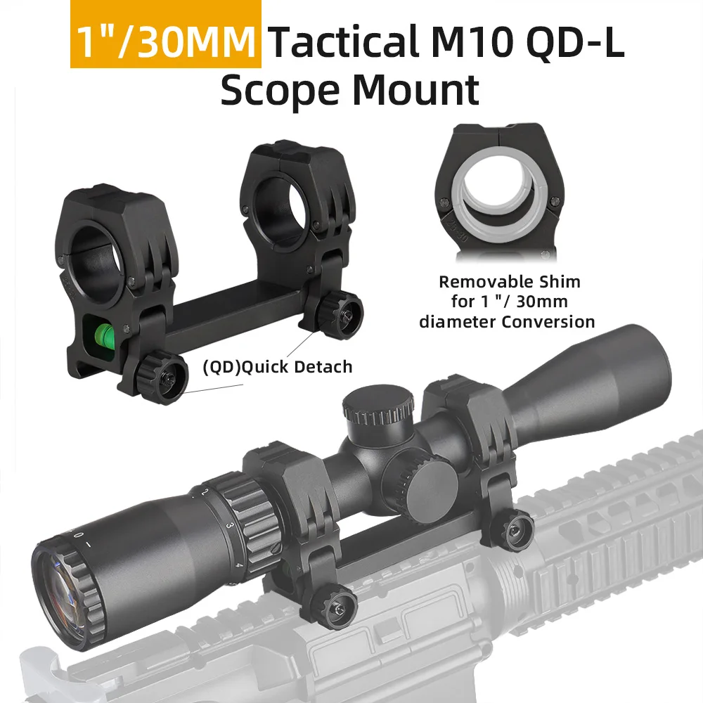 PPT tactical airsoft accessories hunting 25.4mm M10-L riflescope mount 30mm 35mm scope mount for 21mm Picatinny rail