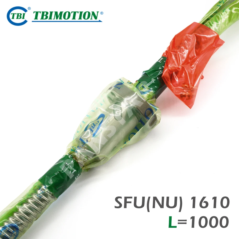 

TBI Rolled C7 Шариковый винт Профессиональный SFU1610 SFNU1610 в 1000 мм R16 Свинец 10 мм Высокоточный фланец Детали с ЧПУ Машины Тайвань