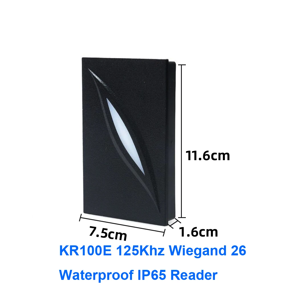 Imagem -02 - Painel de Controle de Acesso para Porta Baseado em ip Kr300e Tcp ip Comunicação Rs485 Controle de Acesso Avançado Wi-fi 26 Leitor Kit