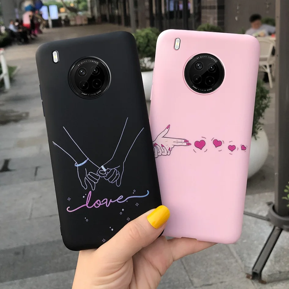 Y9a Case For Huawei Y9A Cover Soft Silicone Couple Phone Case For Huawei Y9A 2020 Y9 A Y 9A Back Cover on Y9A FRL-22 FRL-23 Capa