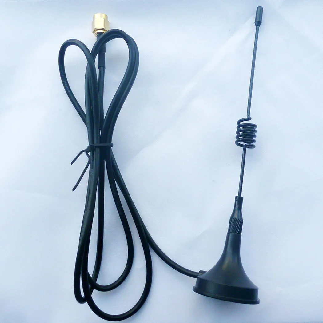 TB451 TB450  DC 5 DBI 433M 868M Sucker Antenna  50ohm RG174 SMA Plug Straight For RT18A01 DTU RS485 Wireless Transceiver