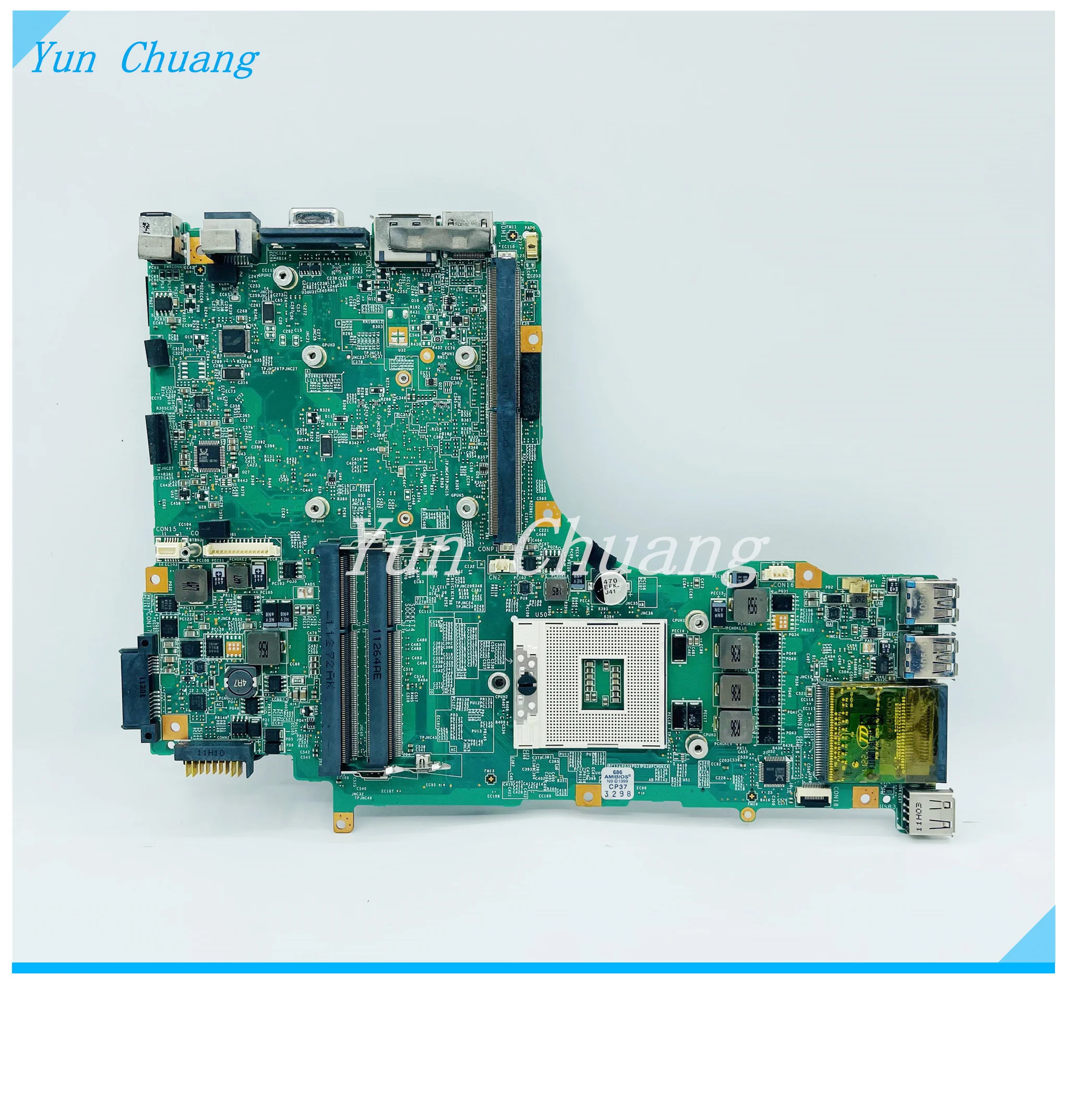 

MS-17611 REV:1.1 For MSI GX780R GT780 GT780R GT780DX GT780DXR Laptop Motherboard DDR3 HM67 Mainboard