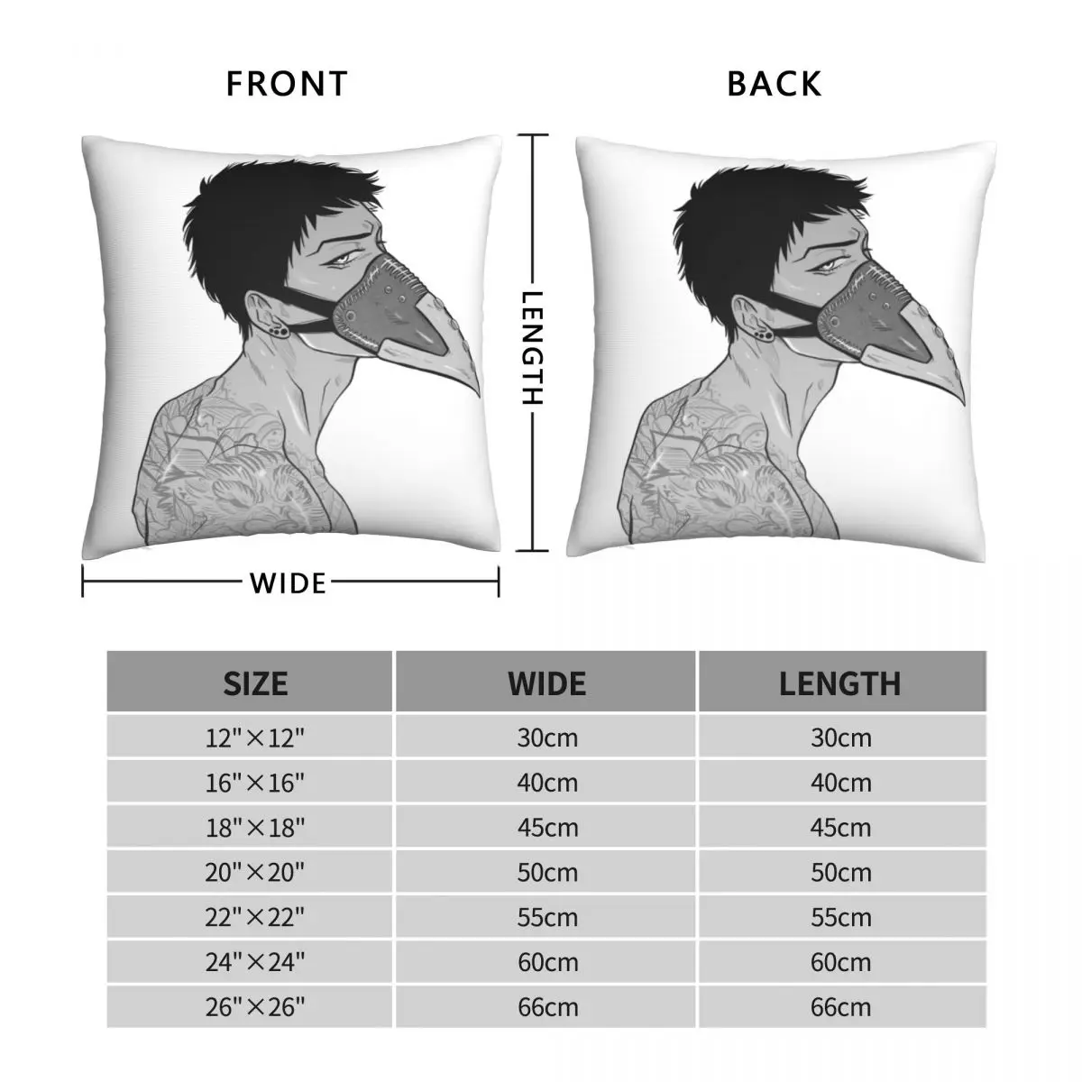 Kai Chisaki Yakuza MHA Pillowcase Polyester Linen Velvet Pattern Zip Decor Throw Pillow Case Home Cushion Case Wholesale