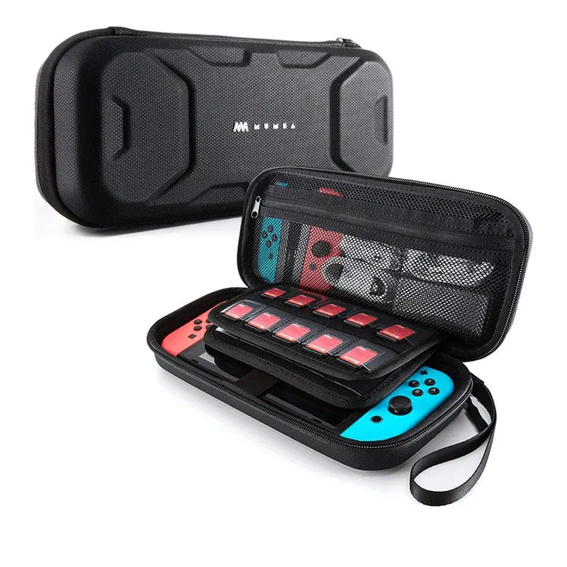 

Mumba Dual Protection Large Capacity Deluxe Protective Travel Carrying Case Pouch For Nintendo Switch Console & Accessories