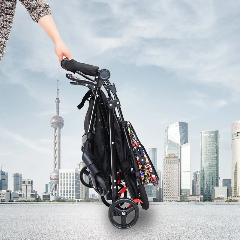 Portable Baby Stroller Lightweight Travel Pram Folding Baby Carriage Newborn Stroller 0-3 Years Old