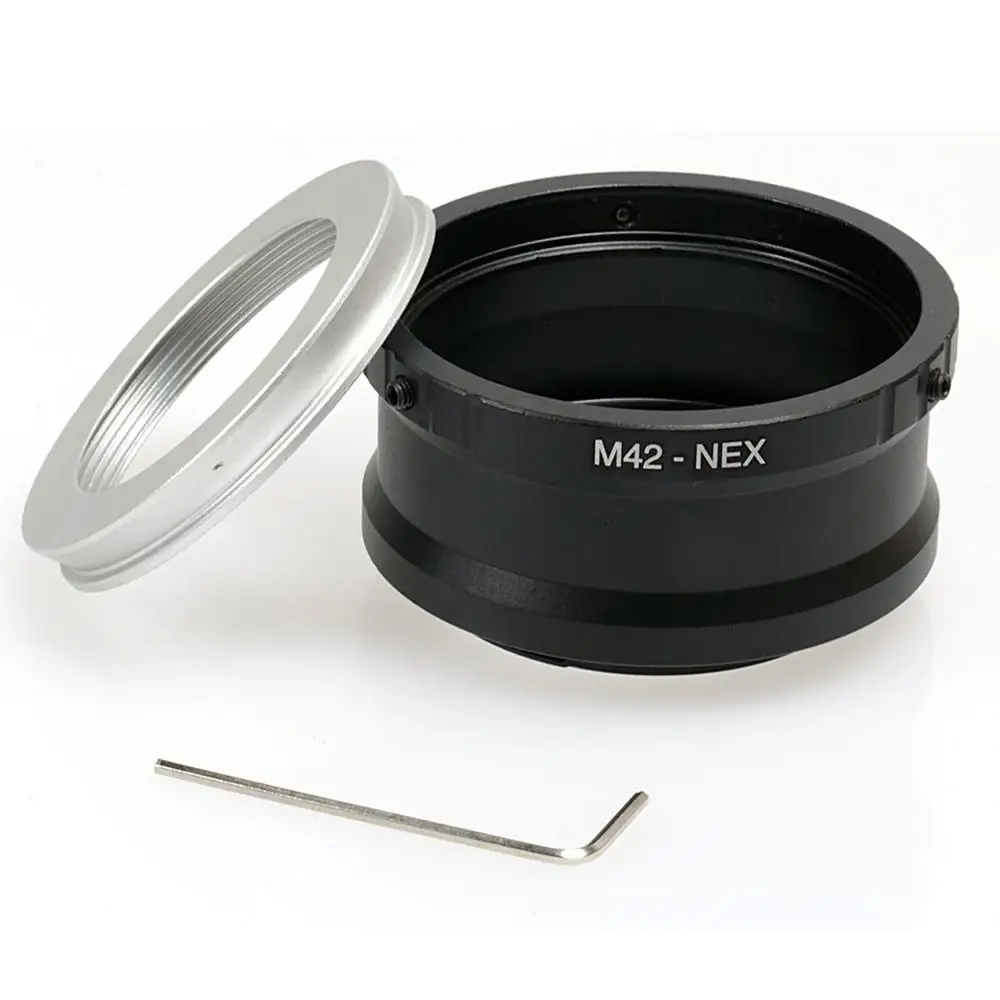 M42 Mount lens to for Sony NEX7 NEX6 NEX5R NEX5N NEX3 NEX5 Adapter Ring High Quality