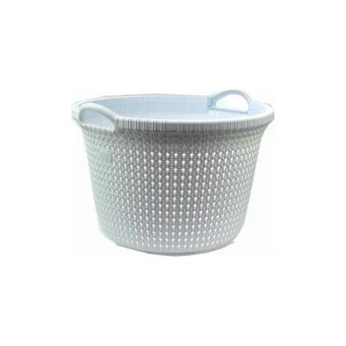 Mutter von perle Bambus Runde Wäsche Korb 35 lt