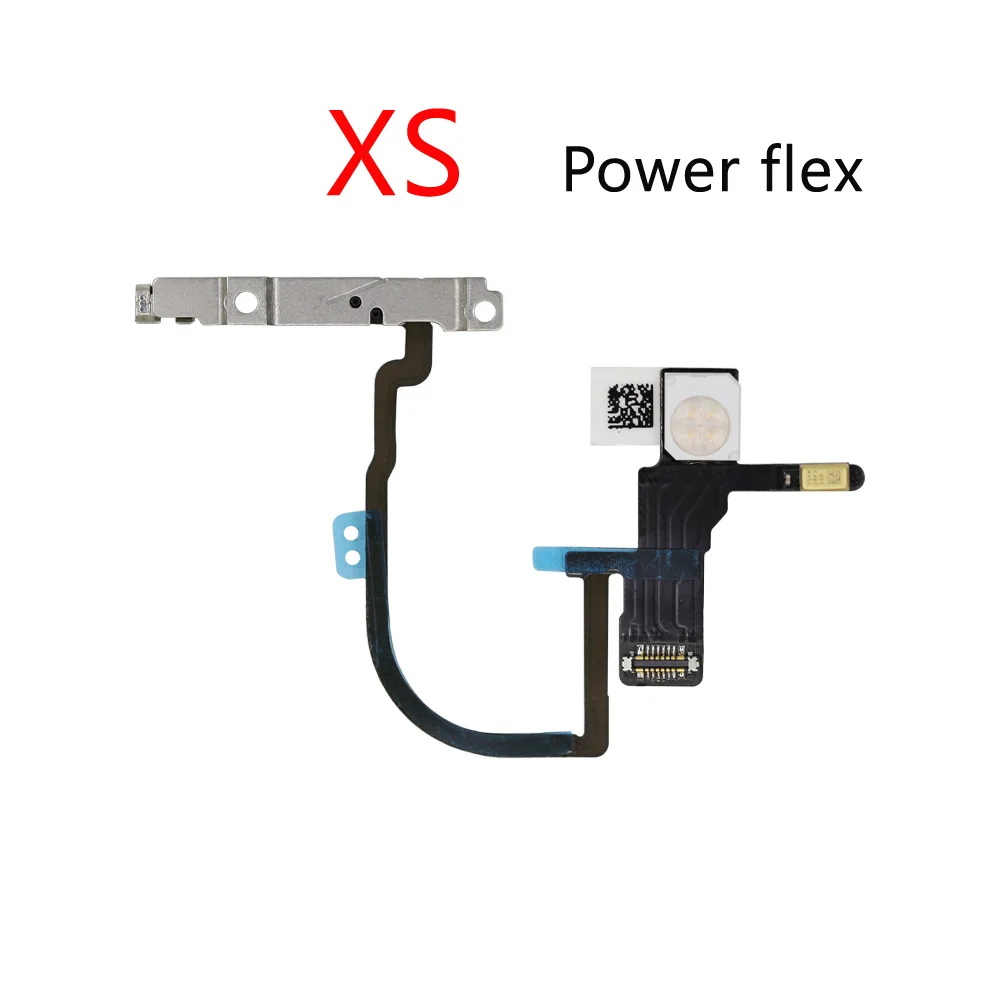 Power & Volume Buttons Key Switch Flex Cable With Metal Material For Iphone 11 12 Pro Max 12 mini X XS Max Replacement Parts