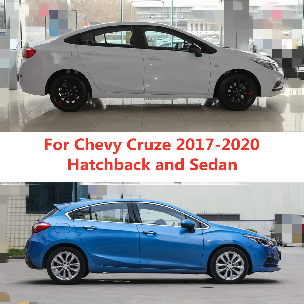 For Chevrolet Cruze Hatchback Sedan 2017 2018 2019 2020 Window Visor Deflector Rain Guard Awning Shelter Car Styling Accessories