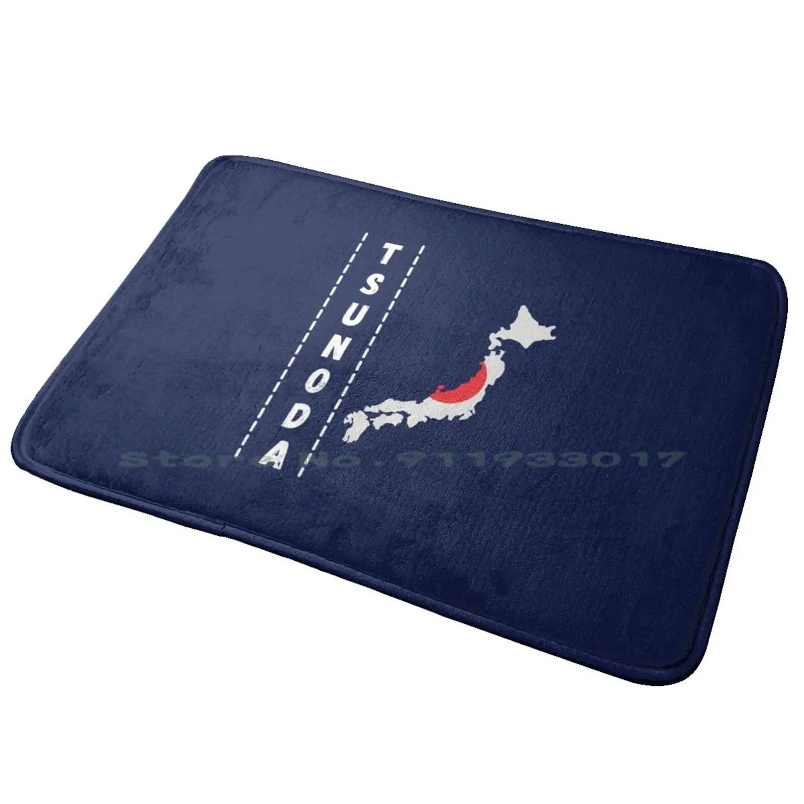 Yuki Tsunoda Japan Entrance Door Mat Bath Mat Rug Hotline Miami Movie Drive Ryan Gosling Cult Anti-Slip Bedroom Kitchen Foot