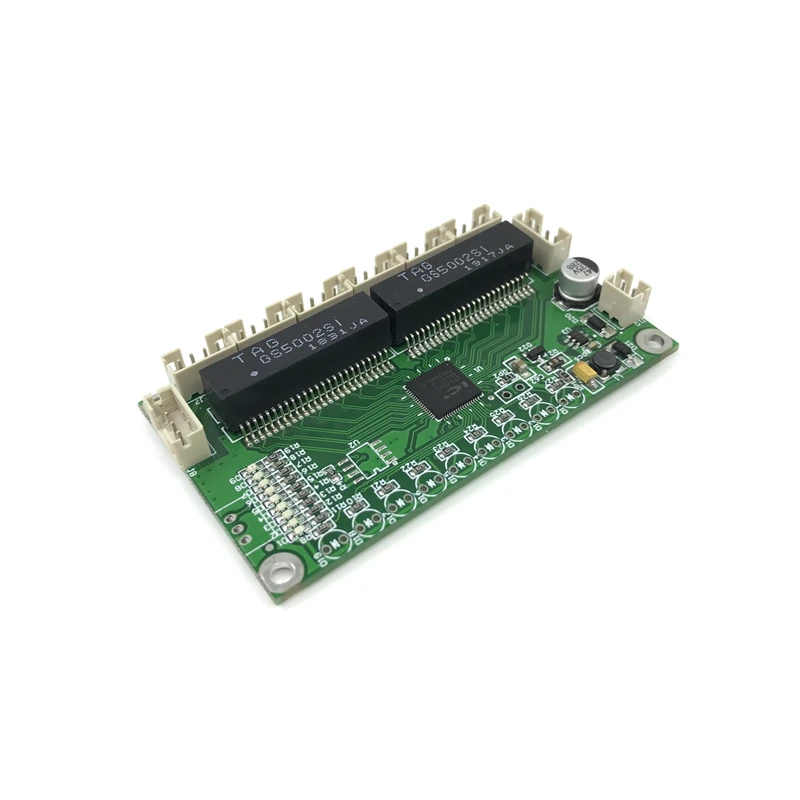 ANDDEAR – commutateur ethernet industriel personnalisé, 8 ports, module pcba 12v, réseau non géré, 10/100M