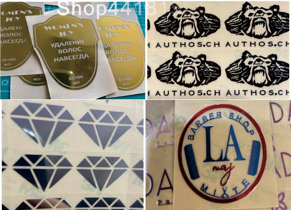 Custom 3d Metall Logo Transfer Aufkleber Nickel Aufkleber Personalisierte DIY Etiketten Wasserdicht Freies Verschiffen Wimpern Box Abziehbilder Tags – Detail 17