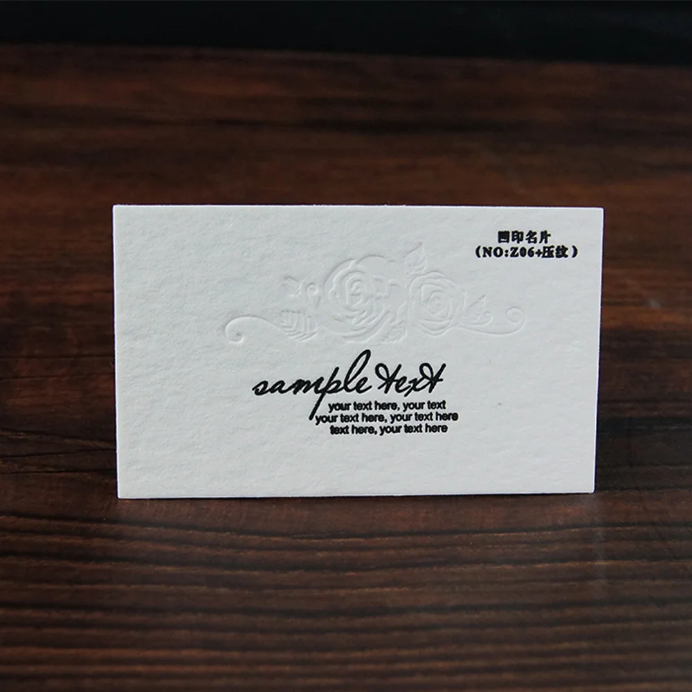 200 pcs, Italian tissue business card