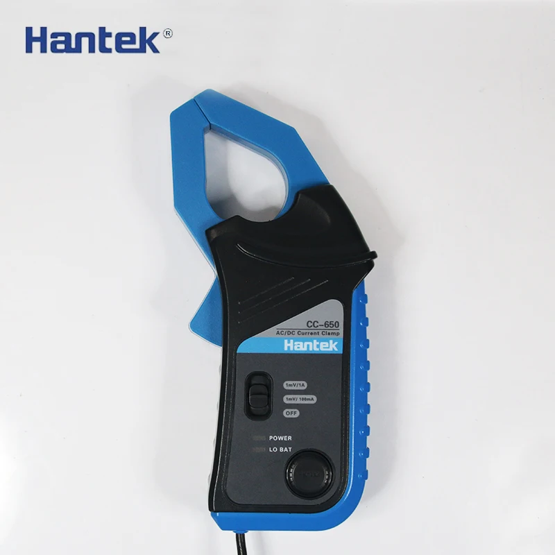 Hantek Oscilloscope AC/DC Current Clamp Probe CC-65 CC-650 20KHz/400Hz Bandwidth 1mV/10mA 65A/650A with BNC Plug CC65 CC650