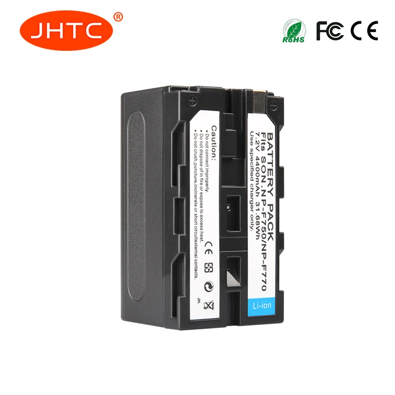 Batteria NP F750 NP-F770 F730 F770 per Sony NP F960 F970 NP-F770 F550 CCD-TRV58 TRV110K TRV26E V1J z1 TRV36 TR917 4400mAh