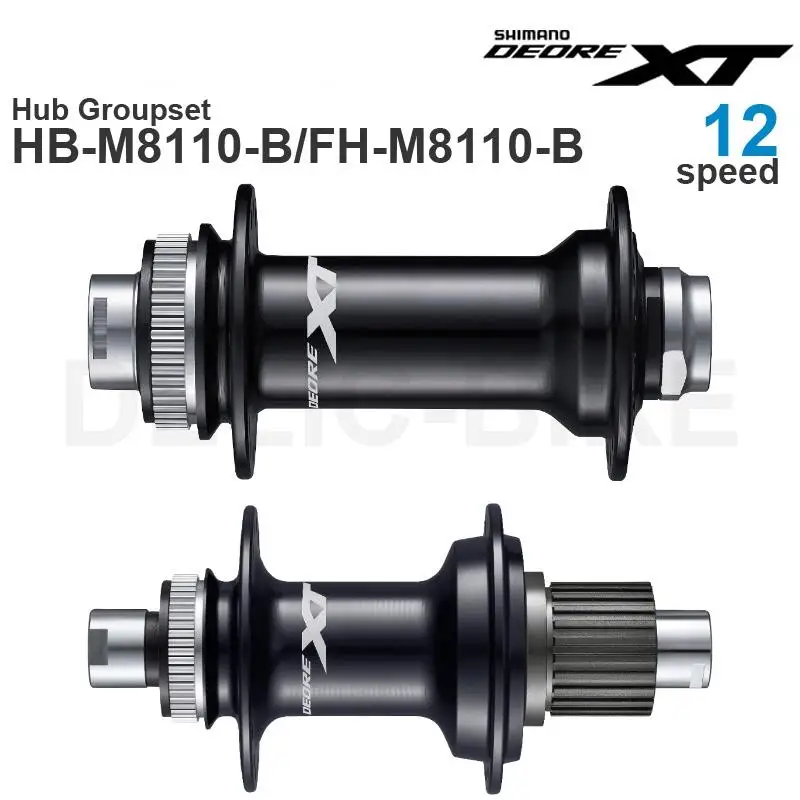 SHIMANO DEORE XT M8110 HUB  Front Hub HB-M8110 HB-M8110-B and Rear FREEHUB  FH-M8110 FH-M8110-B FH-M8110-BS E-THRU Axle12-speed