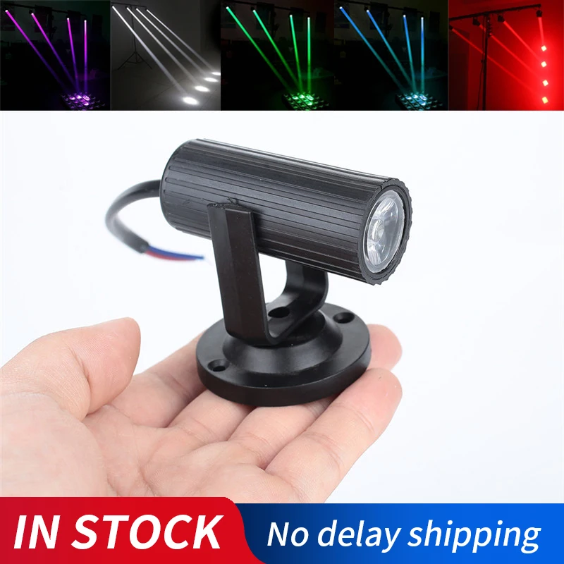 1W RGBW LED della Fase di Illuminazione PinSpot Fascio Riflettore Professionali per DJ Del Partito Della Discoteca KTV Retroilluminazione Luce Della Fase