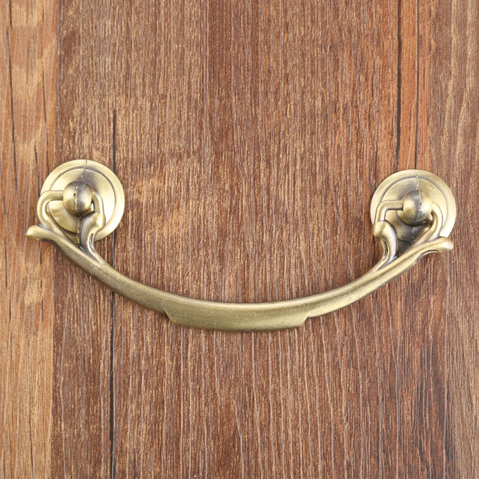 1Pc 94MM European Style Wooden Box Furniture Handle Vintage Cabinet Knobs and Handles Antique Furniture Hardware 121*41mm