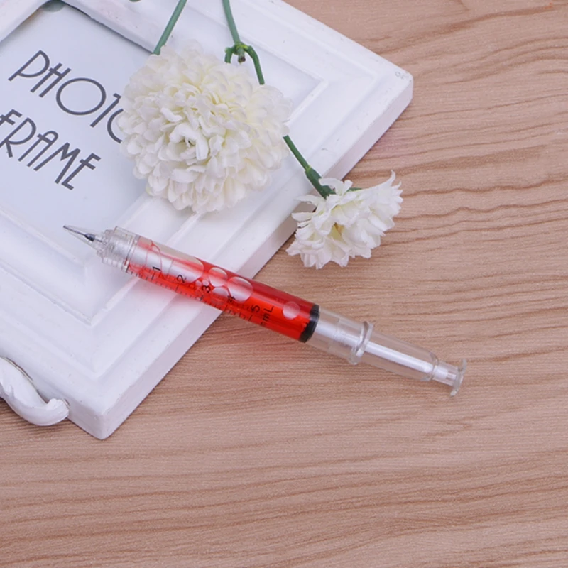 1Pc Needle Tube Syringe Shape Mechanical Pencil Office School Stationery