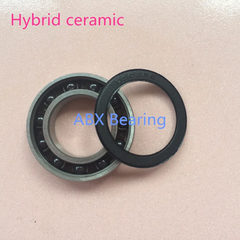 2pcs S6802-2RS 6802-2RS 6802 2RS 61802 stainless steel 440C hybrid ceramic deep groove ball bearing 15x24x5mm S6802